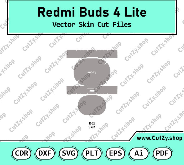 Redmi Buds 4 Lite Vector Skin Cut Files