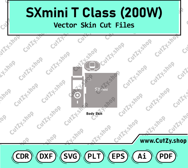 SXmini T Class (200W) Vector Skin Templates