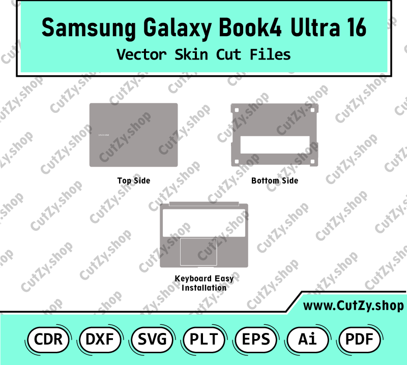 Samsung Galaxy Book 4 Ultra 16 Vector Skin Cut Files