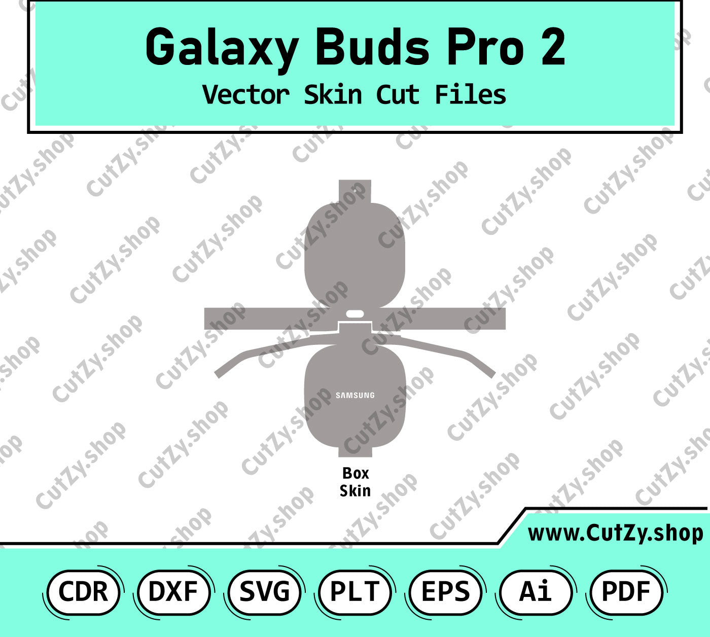 Samsung Galaxy Buds Pro 2 Vector Skin Cut Files