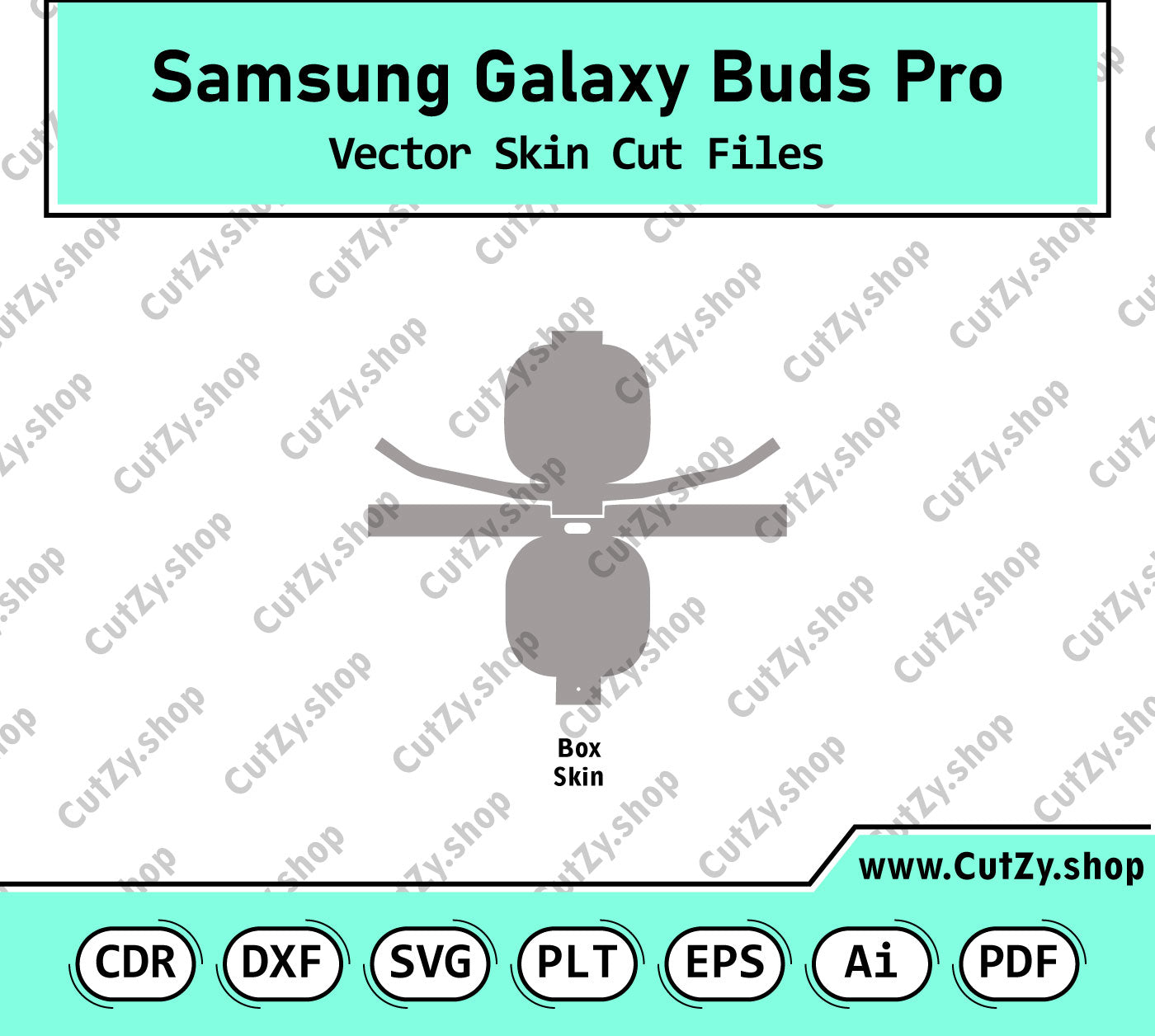 Samsung Galaxy Buds Pro Vector Skin Templates