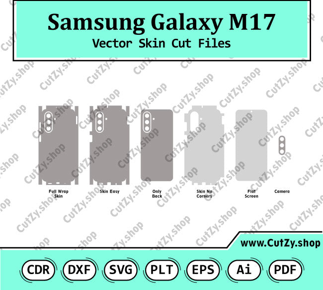 Samsung Galaxy M17 Vector Skin Cut Files