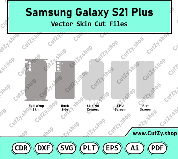 Samsung Galaxy S21 Plus 5G Vector Skin Cut Files