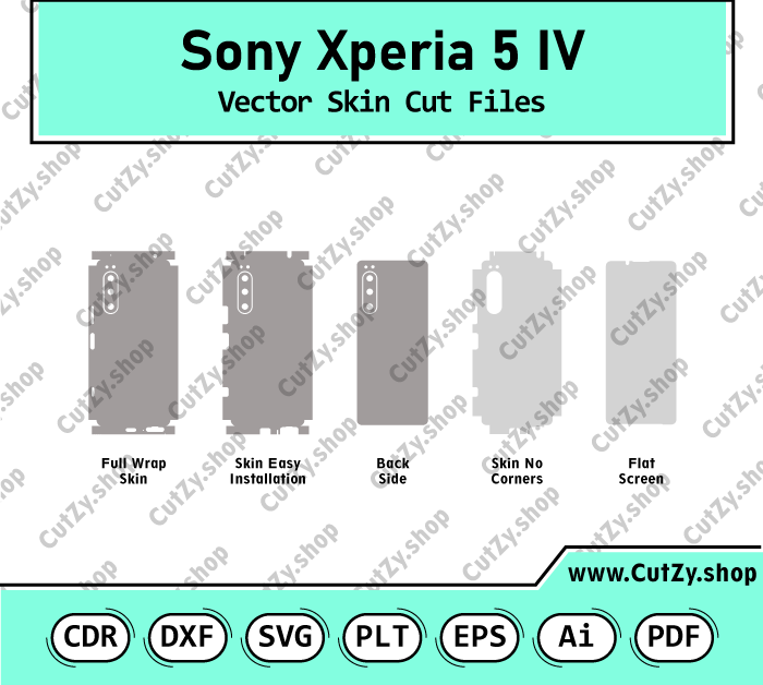 Sony Xperia 5 IV Vector Skin Cut Files