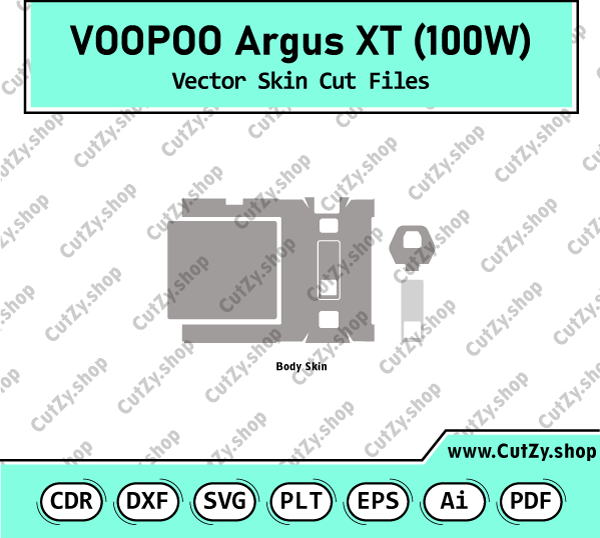 VOOPPOO Argus XT (100W) Vector Skin Templates