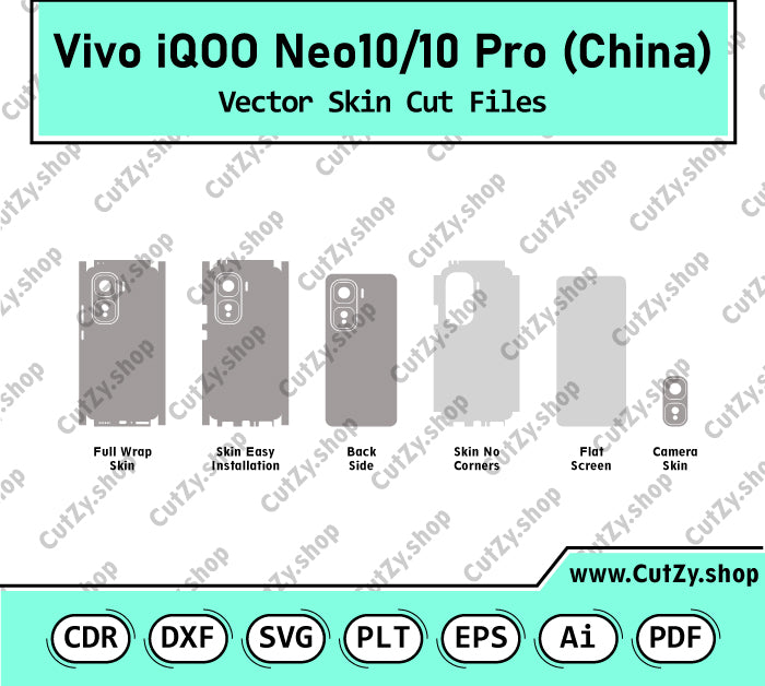 Vivo iQOO Neo10-10 Pro (China) Vector Skin Cut Files