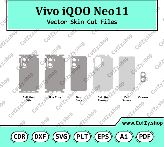Vivo iQOO Neo11 Vector Skin Cut Files