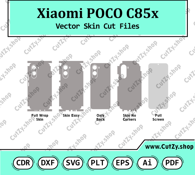 Xiaomi POCO C85x Vector Skin Cut Files