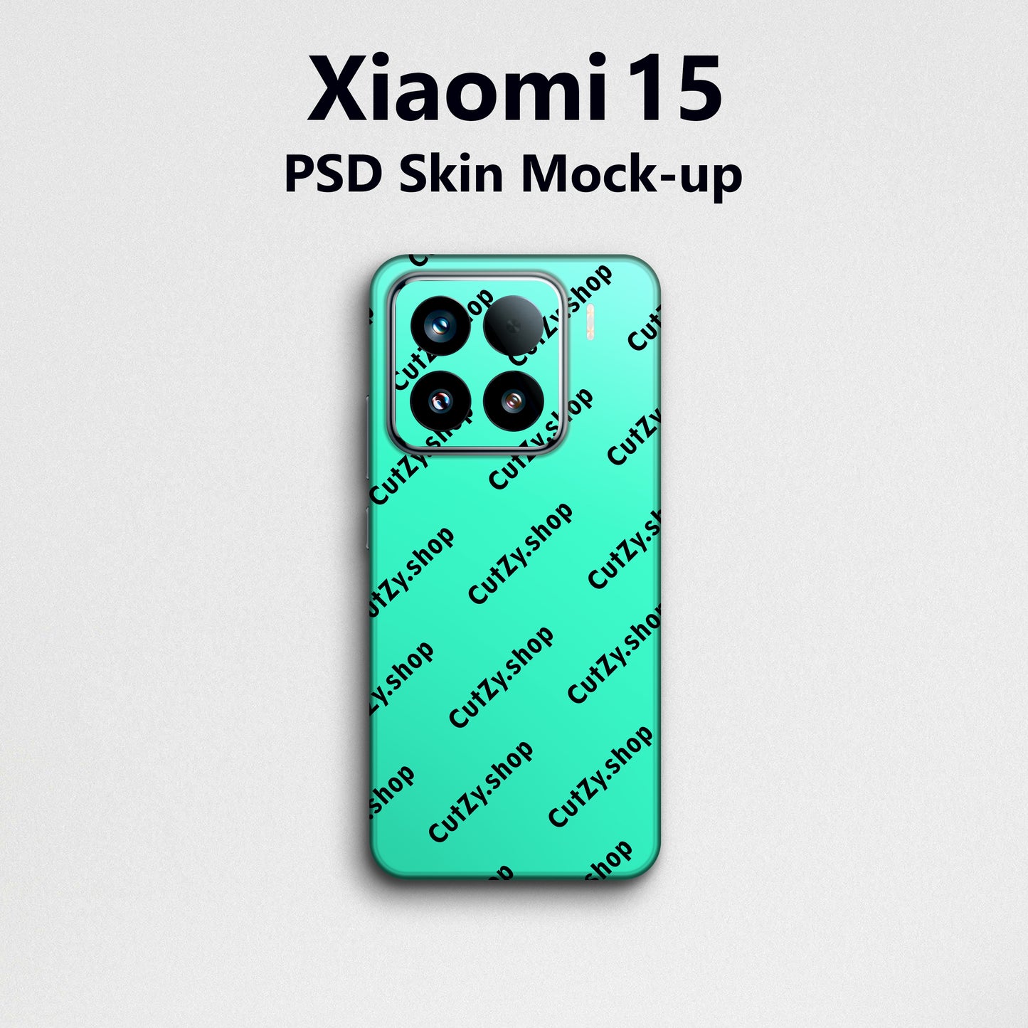 Download Xiaomi 15 PSD Vinyl Skin Mock-up