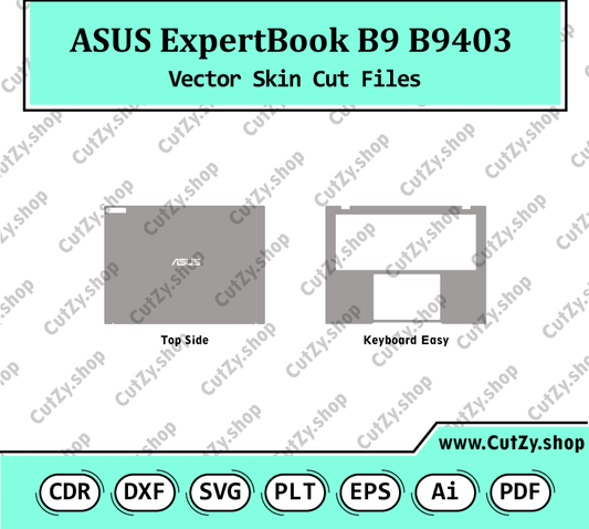 ASUS ExpertBook B9 B9403 Vector Skin Cut Files