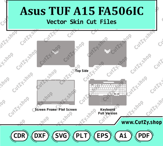 ASUS TUF A15 FA506IC Vector Skin Cut Files