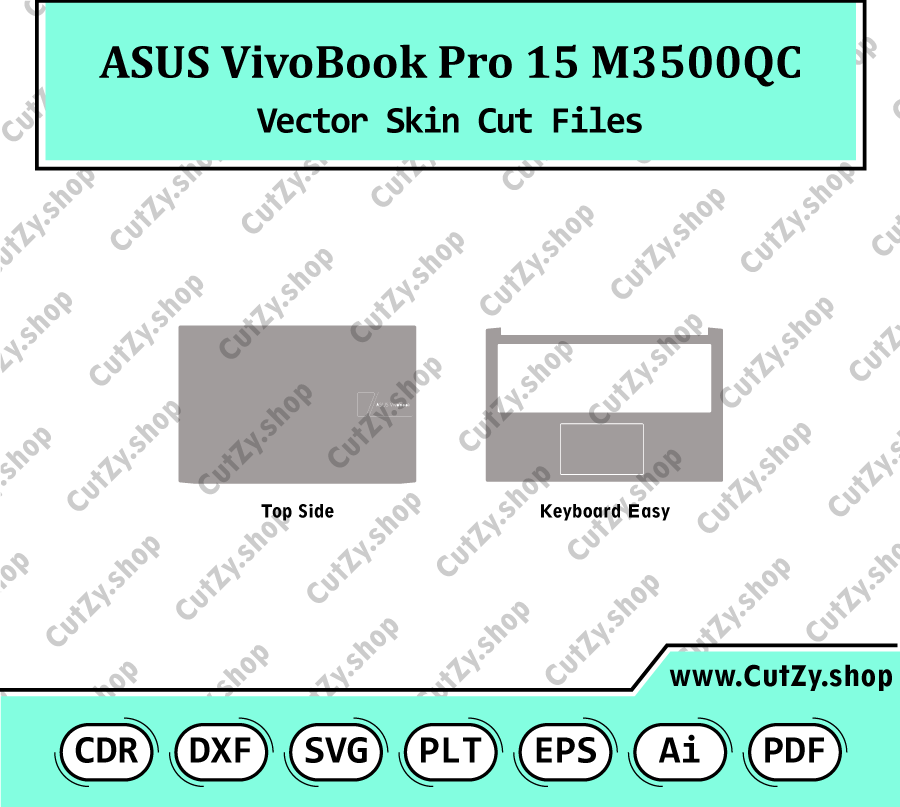 ASUS VivoBook Pro 15 M3500QC Vector Skin Cut Files