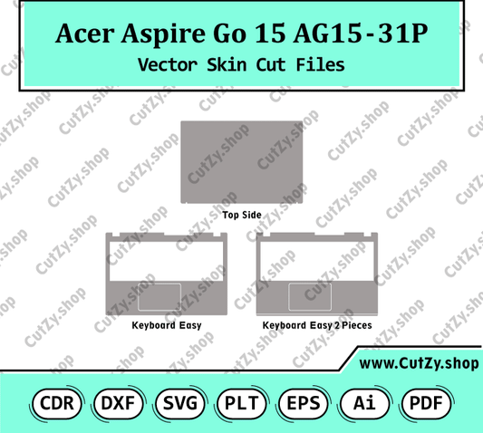 Acer Aspire Go 15 AG15-31P Vector Skin Cut Files