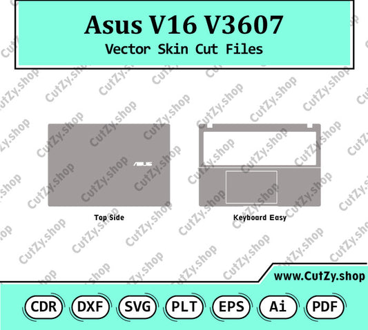 Asus V16 (V3607) Vector Skin Cut Files