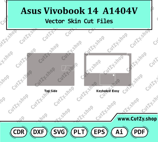 Asus Vivobook 14 A1404V Vector Skin Cut Files