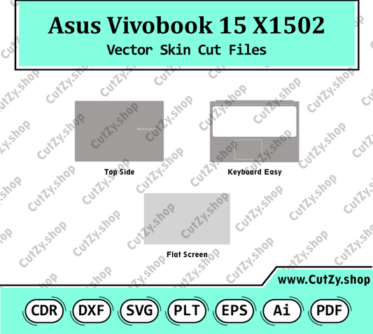 Asus Vivobook 15 X1502 Vector Skin Cut Files
