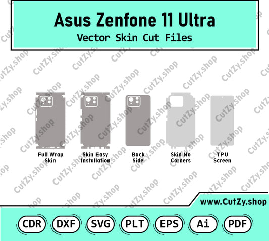Asus Zenfone 11 Ultra Vector Skin Cut Files