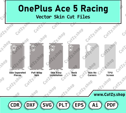 OnePlus Ace 5 Racing Vector Skin Cut Files