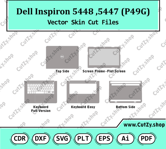 Dell Inspiron 5447, 5448 (P49G) Vector Skin Cut Files
