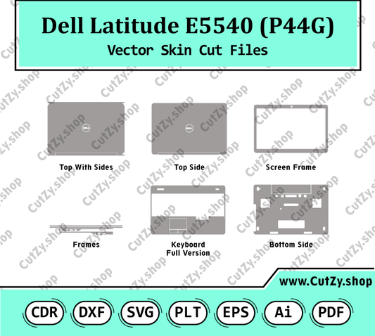 Dell Latitude E5540 (P44G) Vector Skin Cut Files