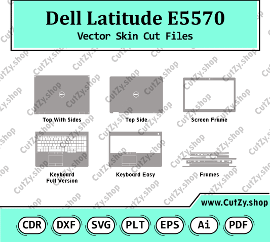 Dell Latitude E5570 Vector Skin Cut Files