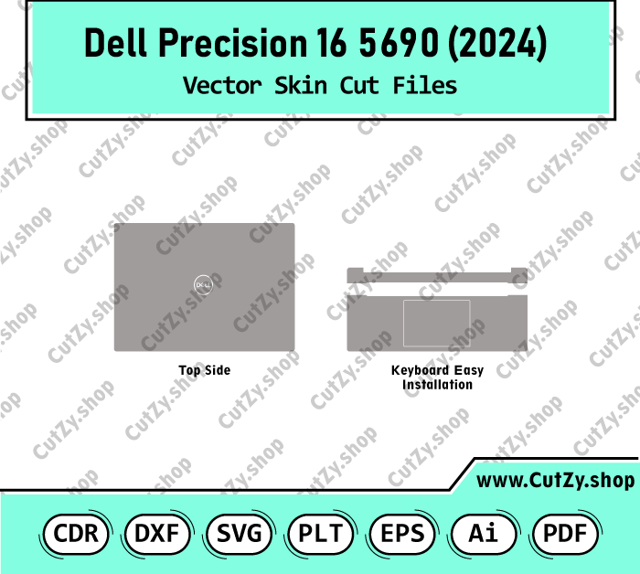 Dell Precision 5690 16 Inch 2024 Vector Skin Cut Files