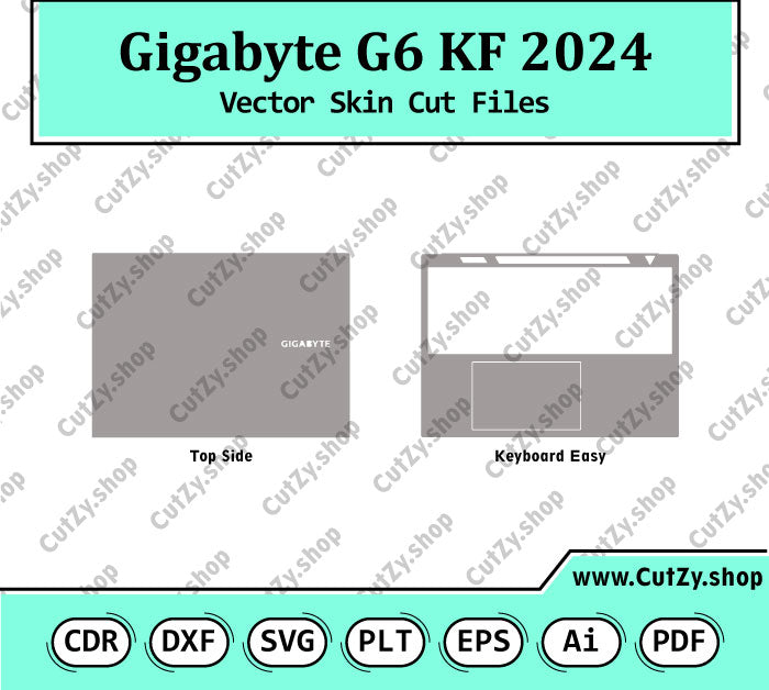 Gigabyte G6 KF 2024 Vector Skin Cut Files