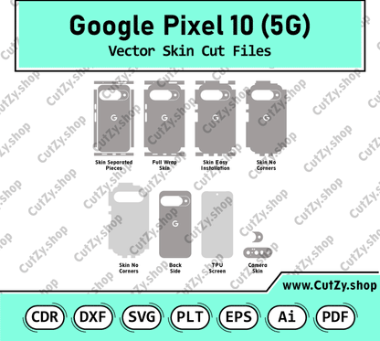 Google Pixel 10 Series Vector Skin Cut Files