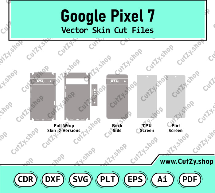 Google Pixel 7 Vector Skin Templates