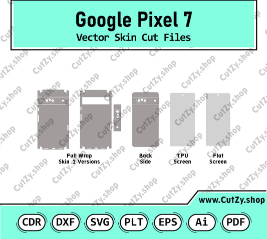 Google Pixel 7 Vector Skin Templates