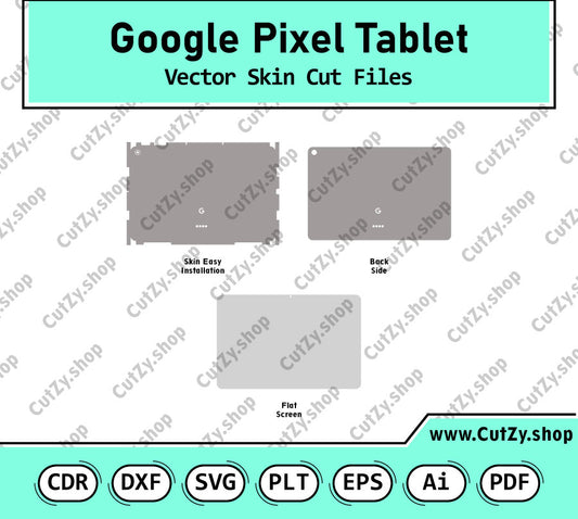 Google Pixel Tablet Vector Skin Cut Files