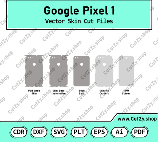 Google Pixel Vector Skin Cut Files