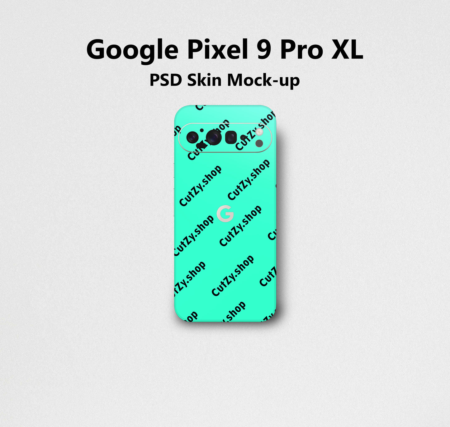 Free Download Google Pixel 9 Pro XL PSD Vinyl Skin Mock-up