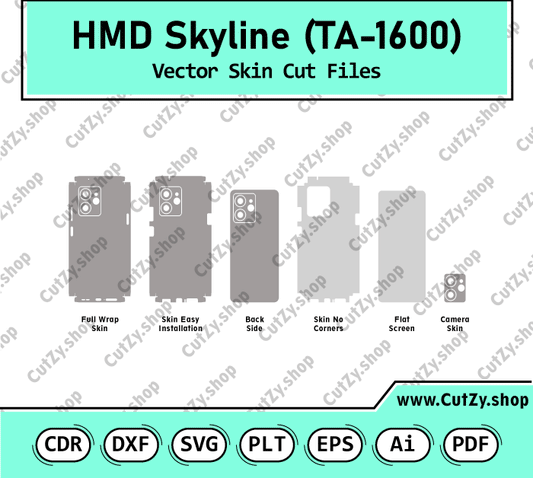HMD Skyline (TA-1600) Vector Skin Cut Files
