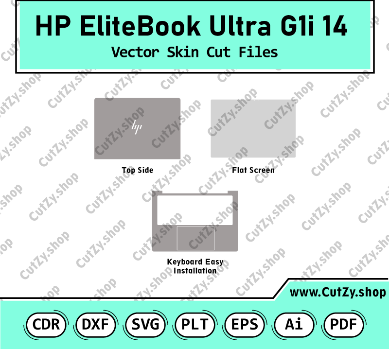HP EliteBook Ultra G1i 14 Vector Skin Cut Files