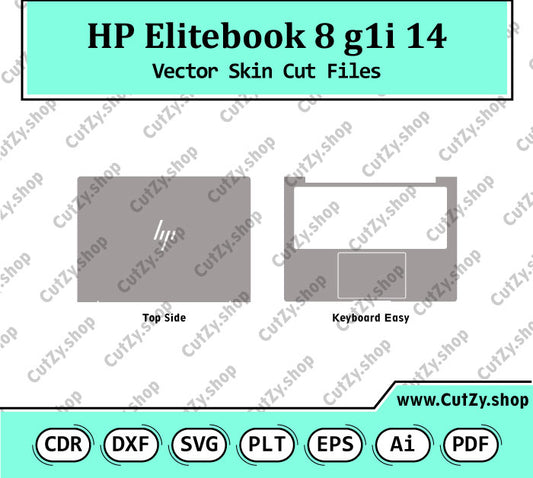 HP Elitebook 8 g1i 14 Vector Skin Cut Files