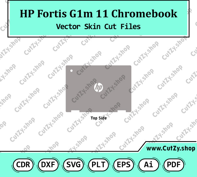 HP Fortis G1m 11 Chromebook Vector Skin Cut Files