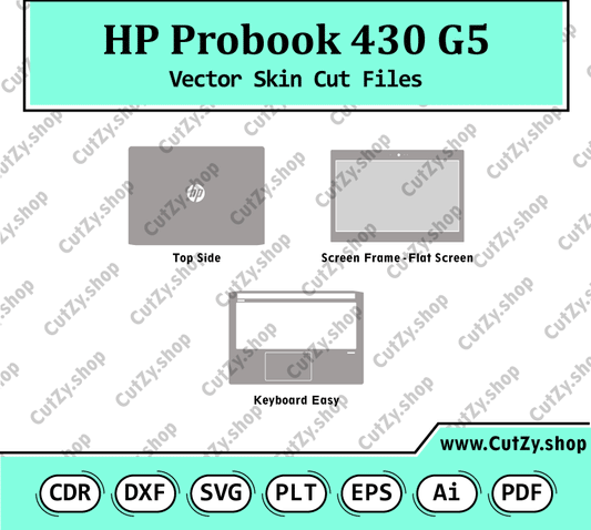 HP Probook 430 G5 Vector Skin Cut Files
