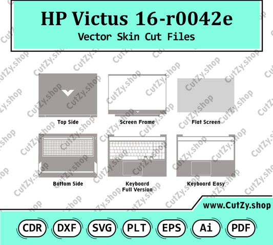 HP Victus 16-r0042e Vector Skin Cut Files