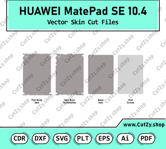 Huawei MatePad SE 10.4 Vector Skin Cut Files