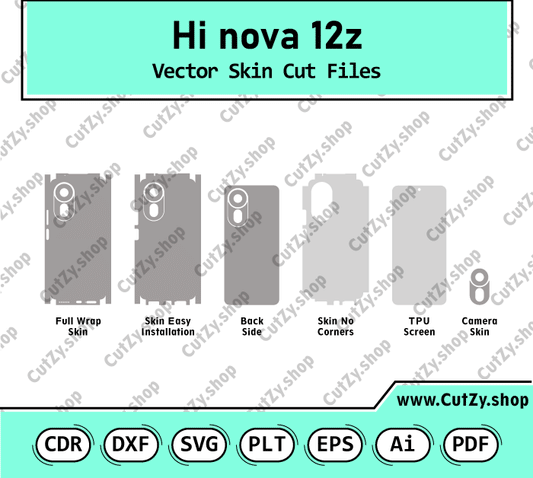 Hi nova 12z Vector Skin Cut Files