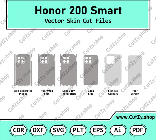 Honor 200 Smart Vector Skin Cut Files