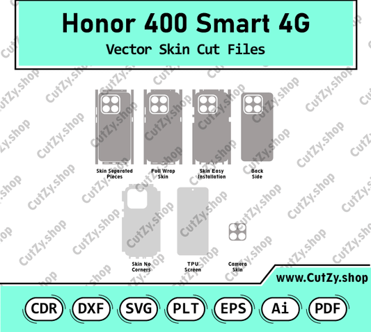 Honor 400 Smart 4G  Vector Skin Cut Files