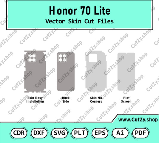 Honor 70 lite Vector Skin Cut Files