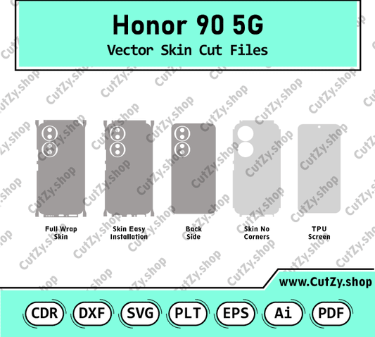 Honor 90 5G Vector Skin Cut Files