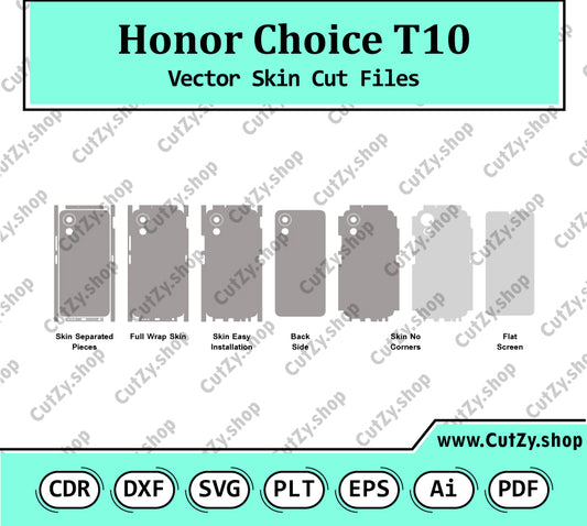 Honor Choice T10 Vector Skin Cut Files