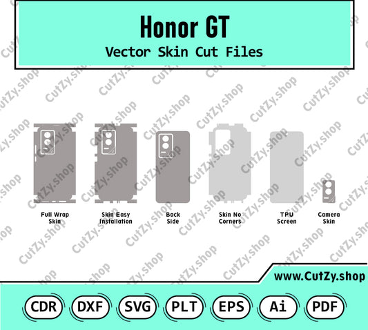 Honor GT Vector Skin Cut Files