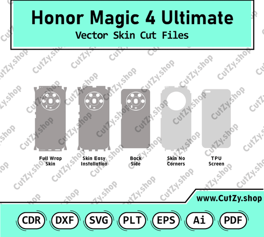 Honor Magic 4 Ultimate Vector Skin Cut Files