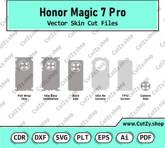 Honor Magic 7 Pro Vector Skin Cut Files