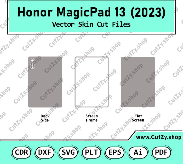 Honor MagicPad 13 2023 Vector Skin Cut Files